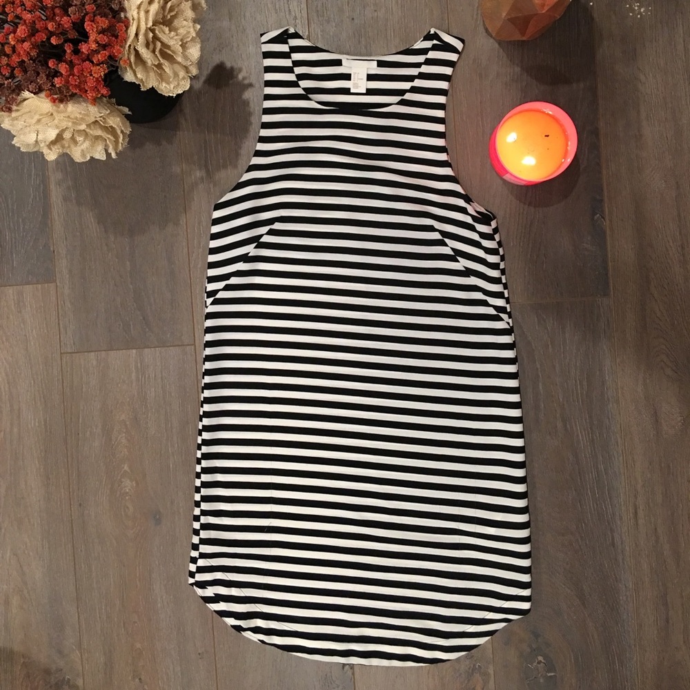Black&white stripped dress perfect 4 spring! NWOT
